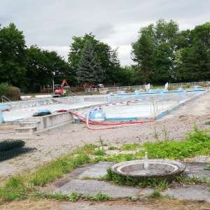 Streitseebad im Renovierungszustand