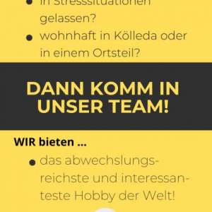 Werbeflyer für die Feuerwehr